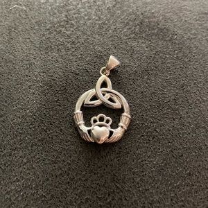 Irish Claddaugh Pendant
